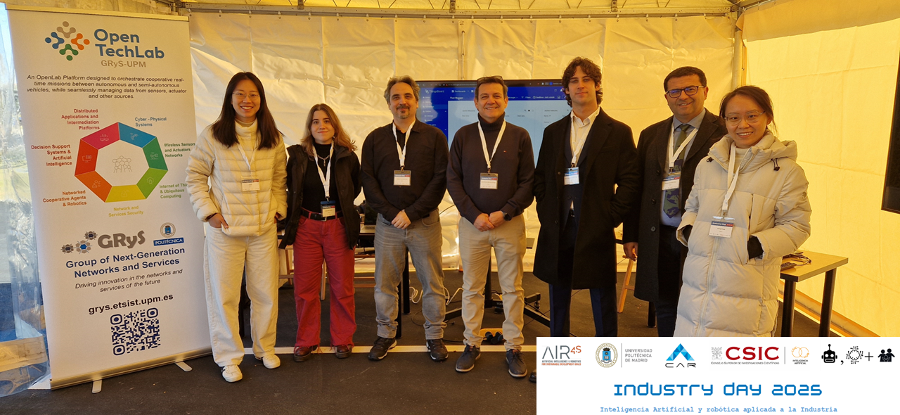 El equipo del GRyS en el Industry Day 2025